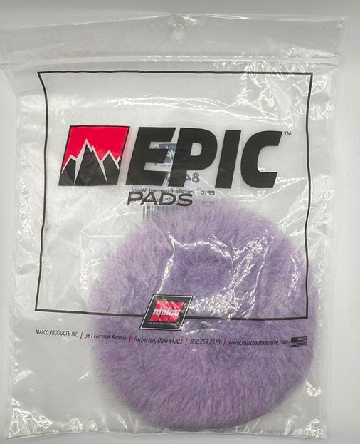 EPIC Purple Foamed Heavy Duty 5.25" Orbital Pad