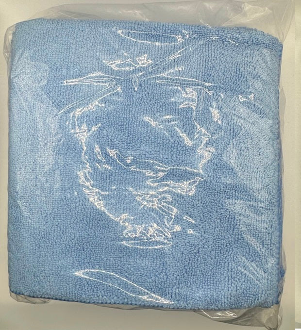 Microfiber Towel 16"x16" Blue 6/Pack